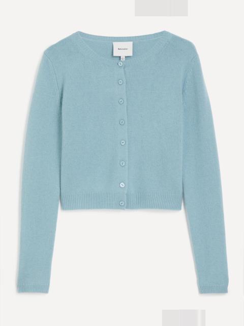 Clara Turquoise Cashmere Cardigan