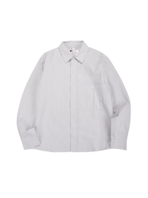 MHL Overall Shirt Plainweave Cotton Canvas Pebble