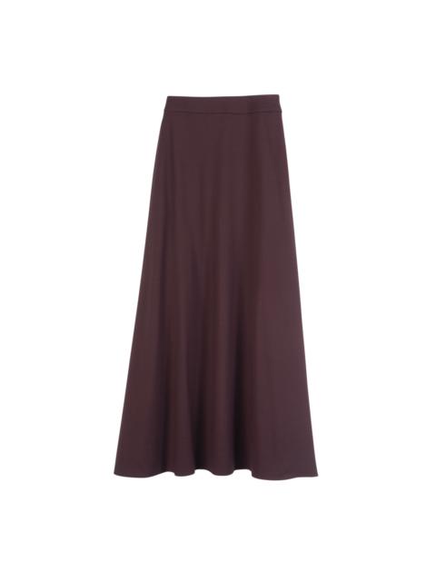 Midi skirt Burgundy - Crepe