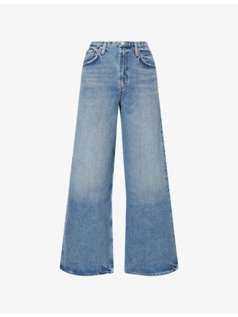 Keira Wide-Leg Denim Jeans