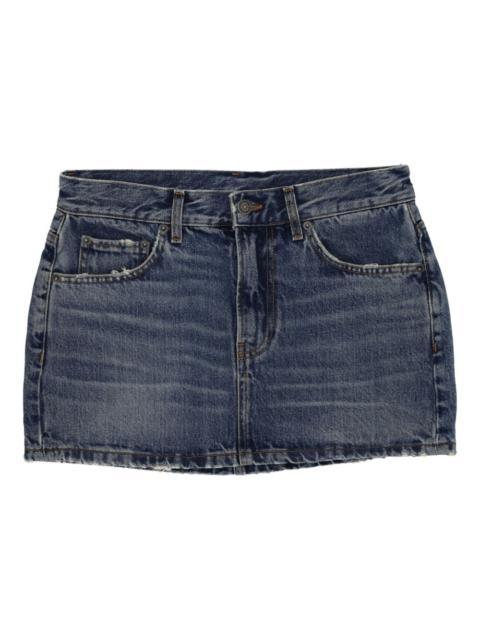 five-pocket mini skirt