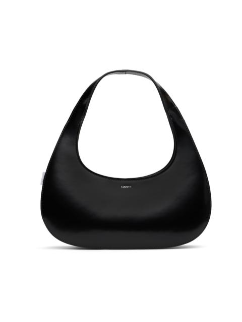 Black Slim Swipe Baguette Bag