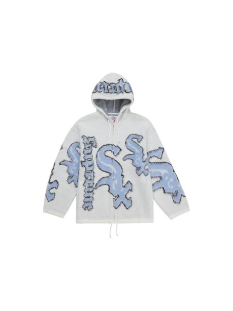 Supreme Chicago White Sox Zip Up Hooded Sweater White