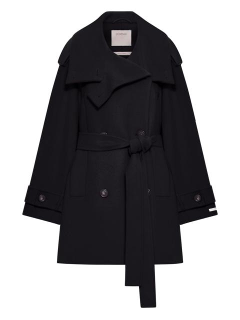 belted wool coat