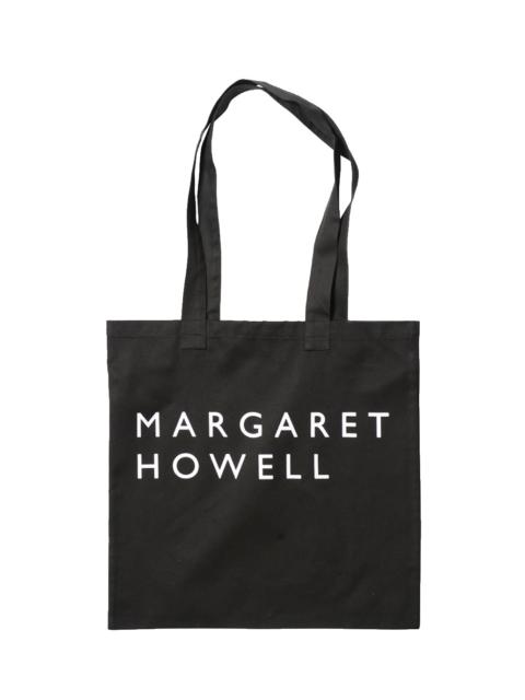 Logo Bag Cotton Drill Black