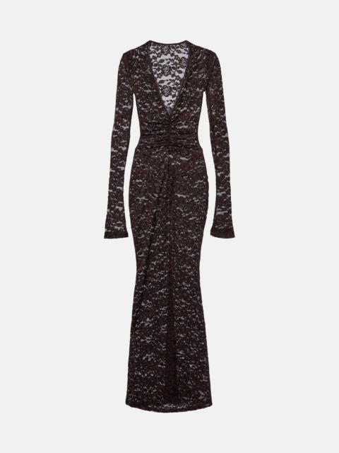 Tyler floral lace maxi dress