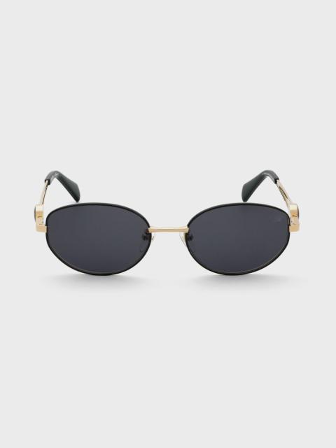 METAL SUNGLASSES WITH LOW FRONT