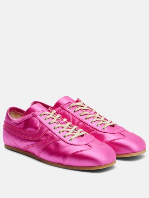 Satin sneakers