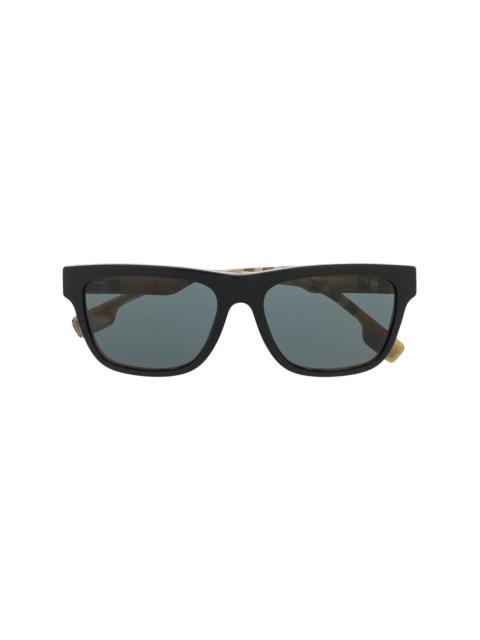Vintage Check square frame sunglasses