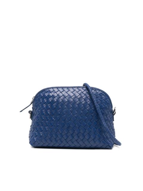 Fellini woven clutch bag