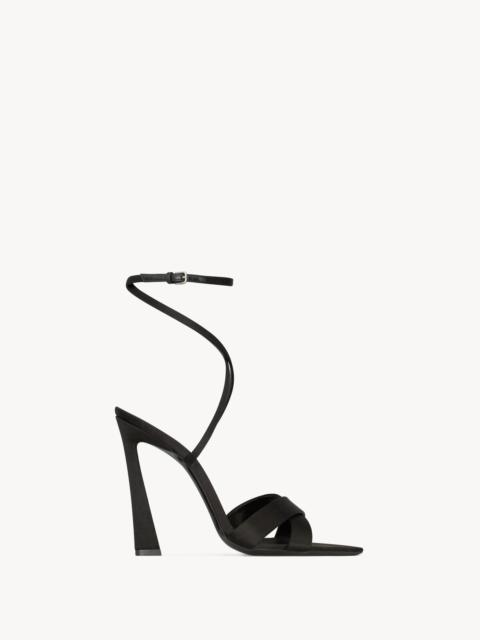 CORINNE SANDALS IN SATIN CREPE