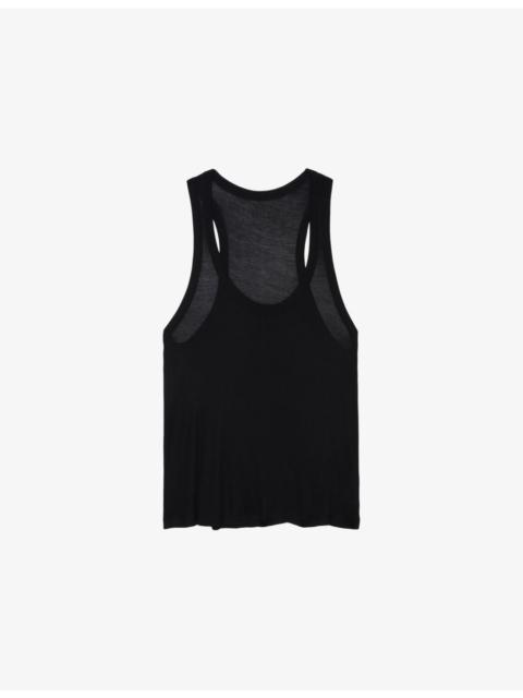 Scoop-Neck Modal Vest Top