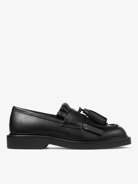 Buff Fringe Loafer
Black Box Calf Leather Loafers