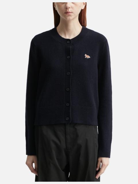 BABY FOX LAMBSWOOL FITTED CARDIGAN