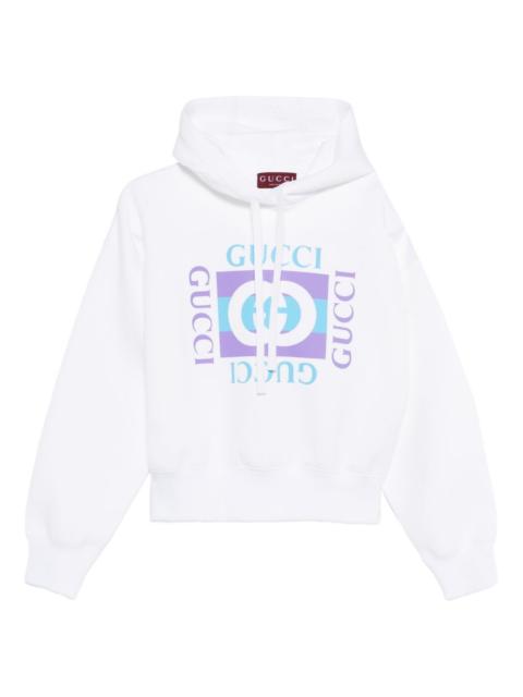 logo-print hoodie