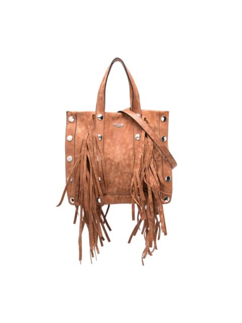 logo-lettering tote bag