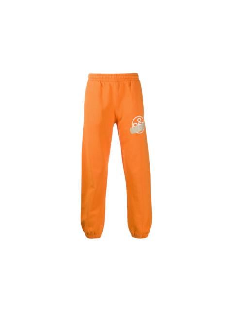 OFF-WHITE Tape Arrows Sweatpants Orange/Beige