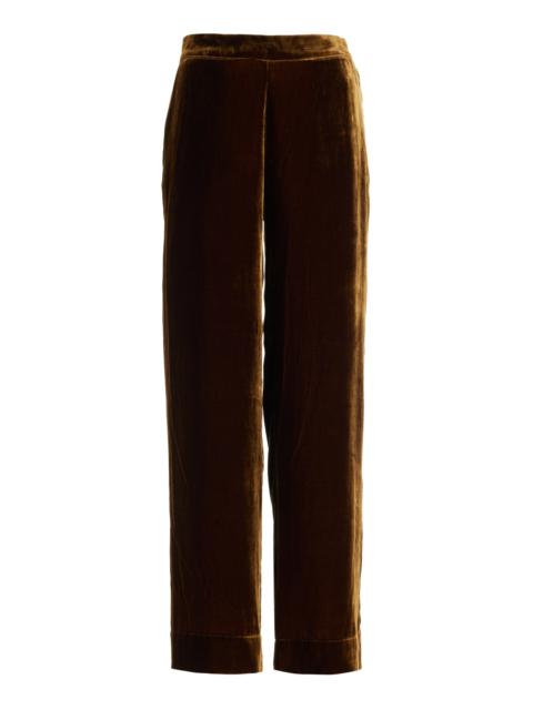 The London Velvet PJ Bottoms brown