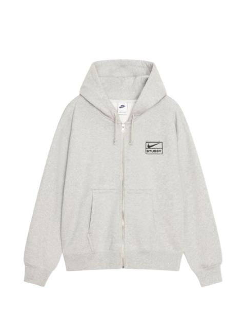 x  Stüssy zip fleece hoodie