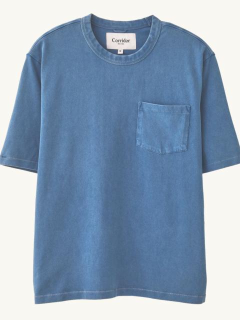 GARMENT DYE TEE - INDIGO