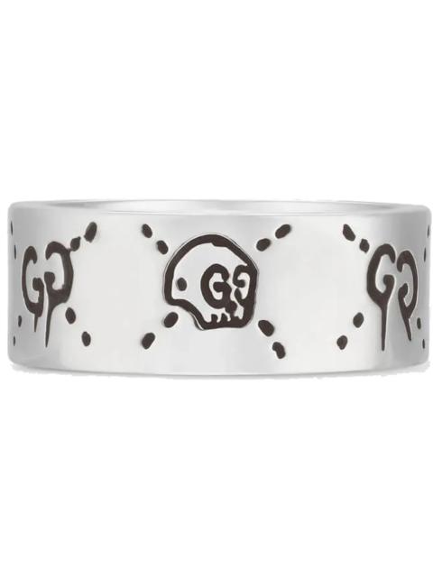 Gucci Ghost Skull Ring Silver