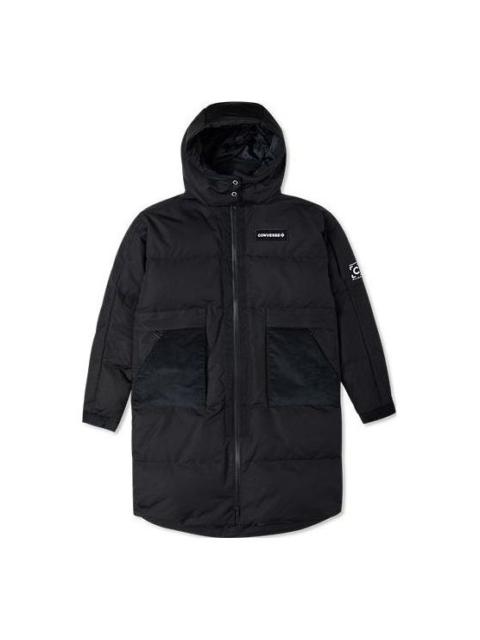 (WMNS) Converse Premium Long Down Jacket 'Black' 10023725-A03