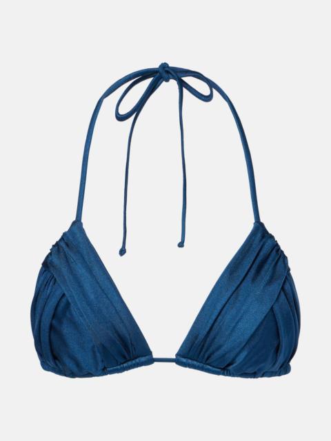 Jasmin ruched bikini top