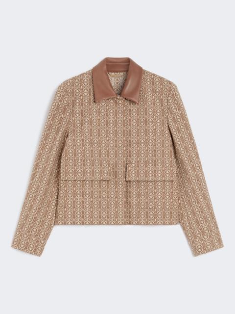 VIBORG Jacquard boxy jacket