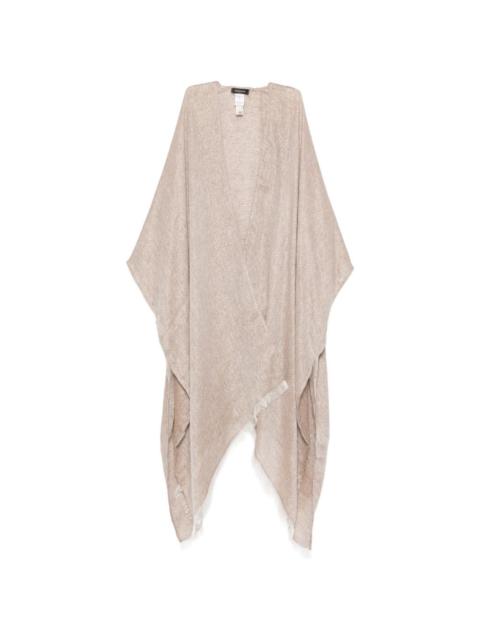 frayed poncho