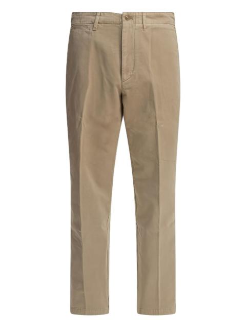 front-pockets cotton trousers