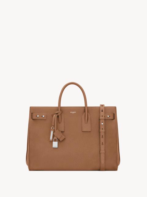 SAC DE JOUR THIN LARGE IN GRAINED LEATHER