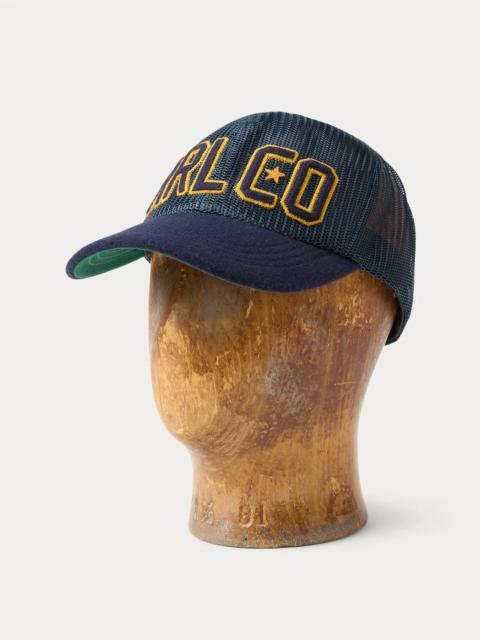 Felt-Bill Mesh Trucker Cap