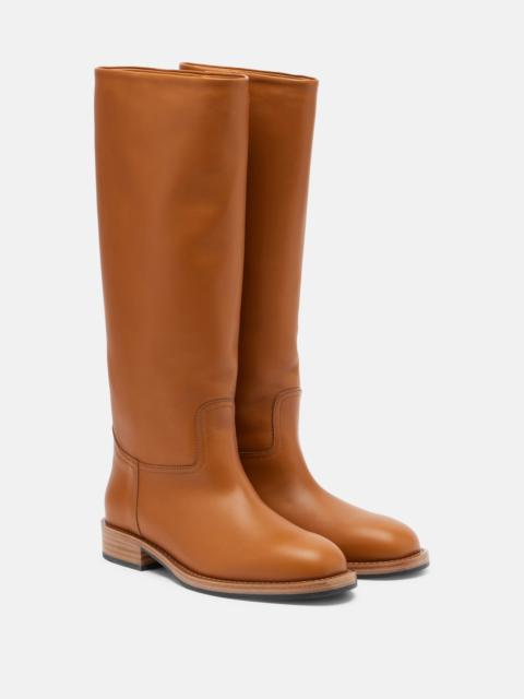 Pablo Walk leather knee-high boots