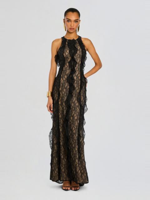 LACE EVENING DRESS