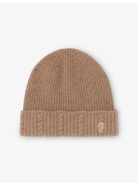 Logo-Embroidered Cashmere Beanie