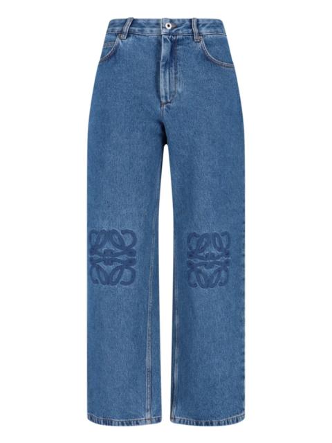 BAGGY 'ANAGRAM' JEANS