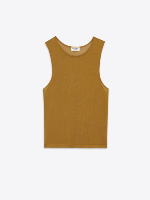 crop tank top in knit