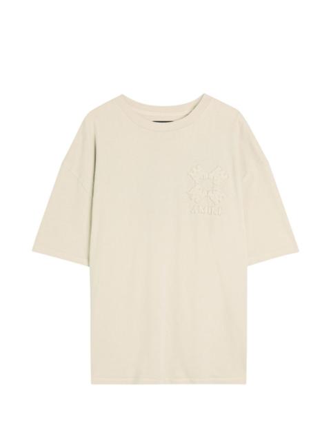 embroidered short-sleeve T-shirt