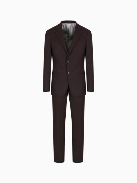 SINGLE-BREASTED SOHO LINE SUIT IN VIRGIN WOOL CLOTH