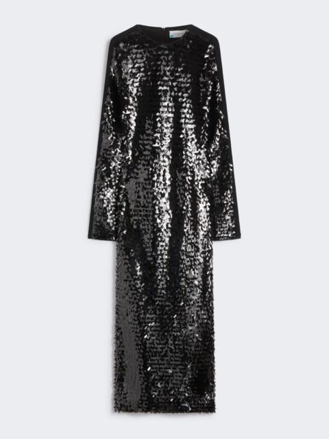 ELLENI Sequin-adorned jersey dress