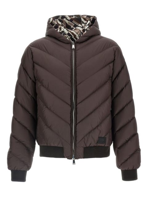 Reversible Quilted Hooded Jacket