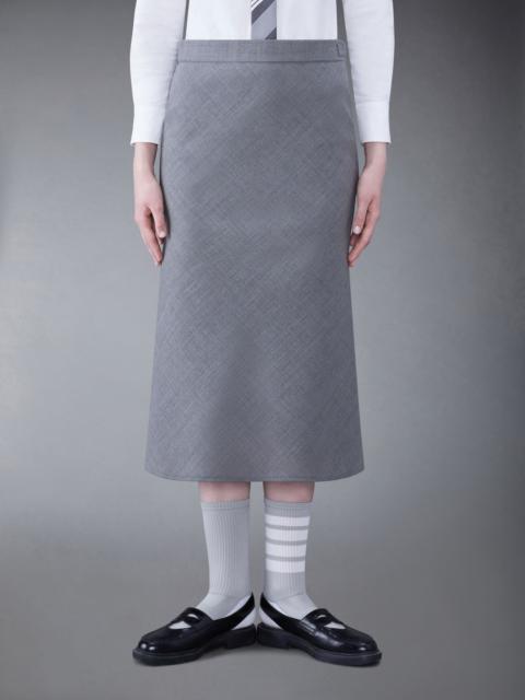 2-ply Fresco midi skirt