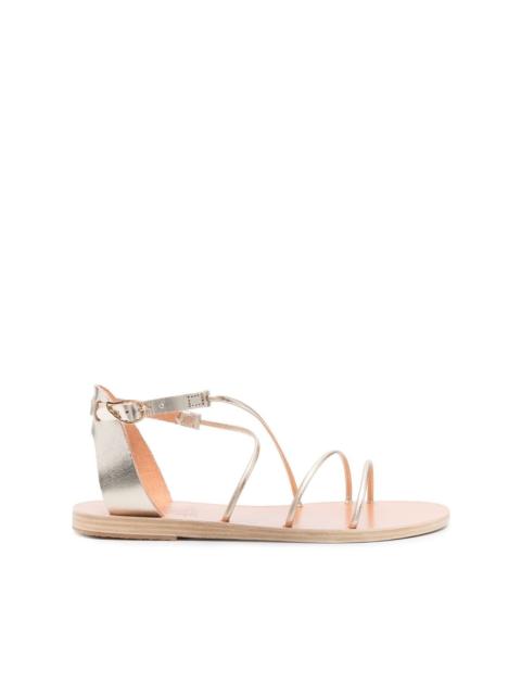 Meloivia metallic-effect sandals