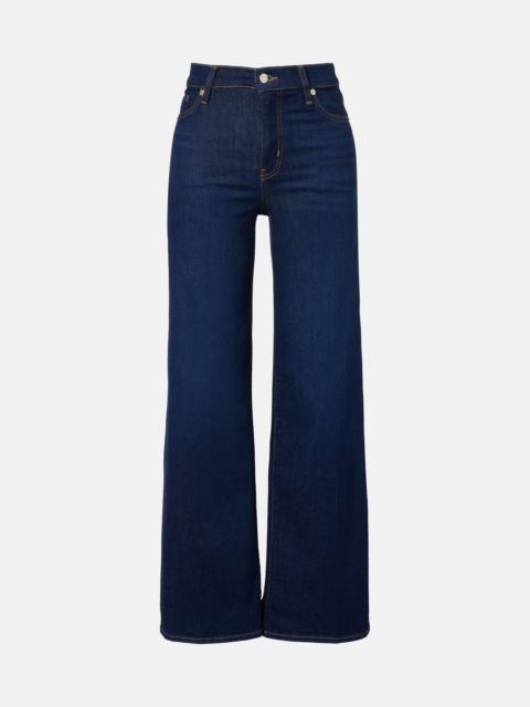 Le Slim high-rise wide-leg jeans