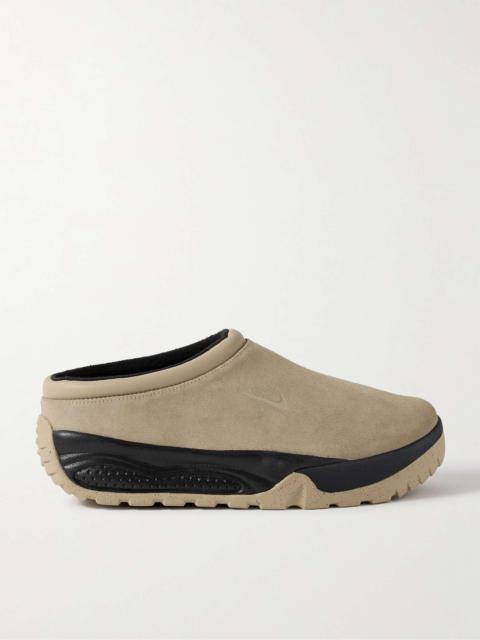 ACG Rufus Leather-Trimmed Suede Slip-On Sneakers