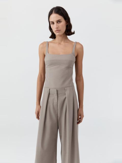 Tailored Bustier Top - Mousse