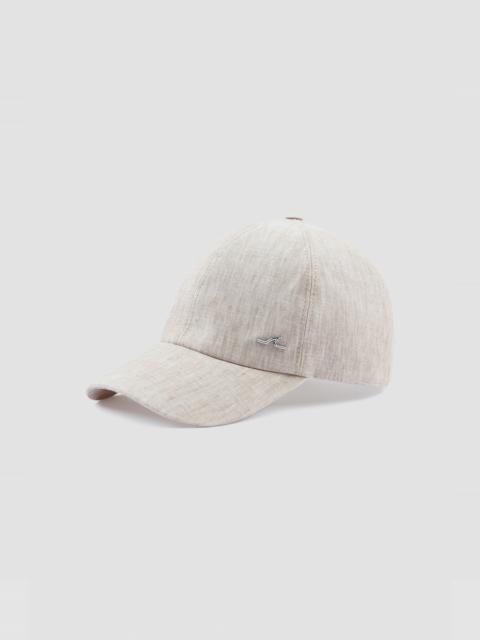 LINEN BASEBALL CAP