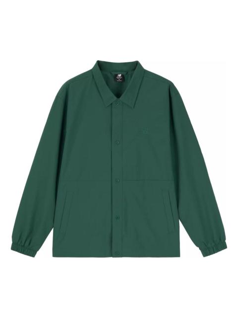 New Balance NBX Urban Remix Coach Jacket Asia Sizing 'Dark Night Green' AMJ33360-NWG
