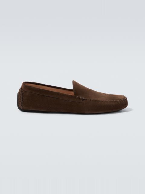 New Lucca suede slip-on shoes