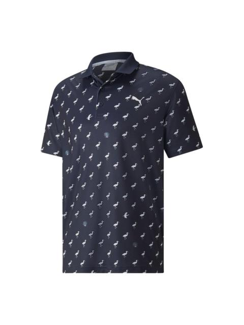 PUMA Matter Egrets Polo Shirt 'Navy' 533794-02